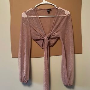 sparkly see through cover up